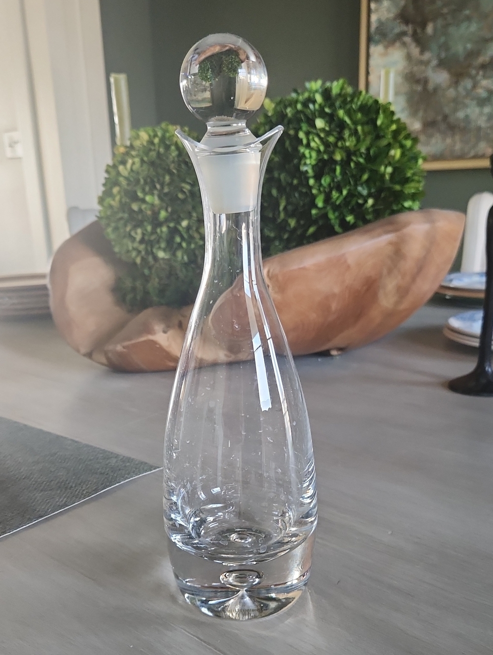 Southern Living Glass Decanter with Round Stopper - Home Accents